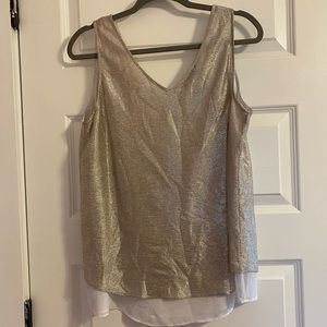 Metallic tank top